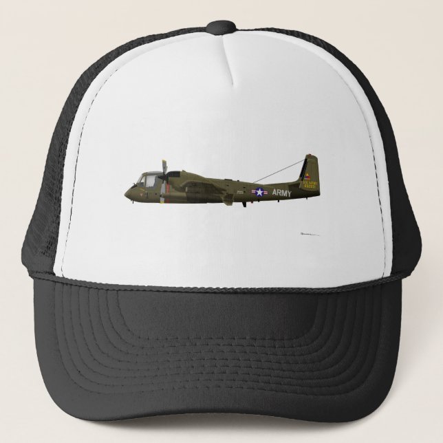 Mohikaner Grummans OV-1 Truckerkappe (Vorderseite)
