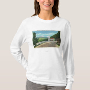 Mohikaner-Hinterhaarnadel-Drehung u. Aussichtsturm T-Shirt