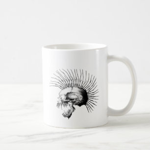 Mohikaner-Schädel Kaffeetasse