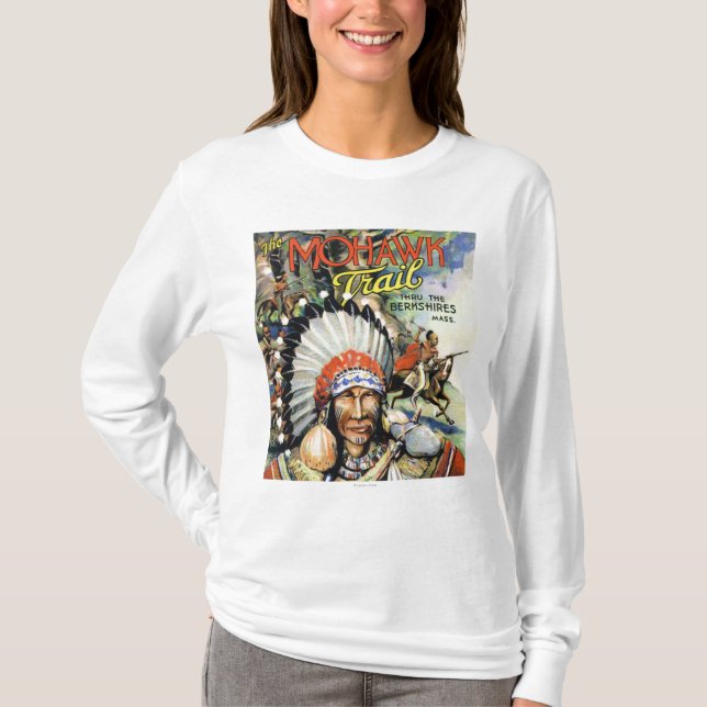 Mohikaner-Spur, Ansicht des T-Shirt (Vorderseite)