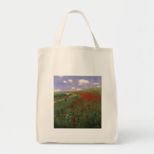 Mohn auf dem Feld SZINYEI MERSE, Pál rote Blume Tragetasche