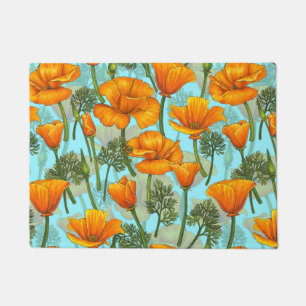 Mohn aus Kalifornien Fußmatte
