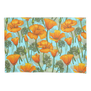 Mohn aus Kalifornien Kissenbezug