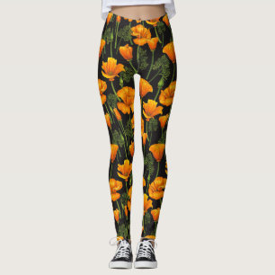 Mohn aus Kalifornien Leggings