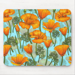 Mohn aus Kalifornien Mousepad