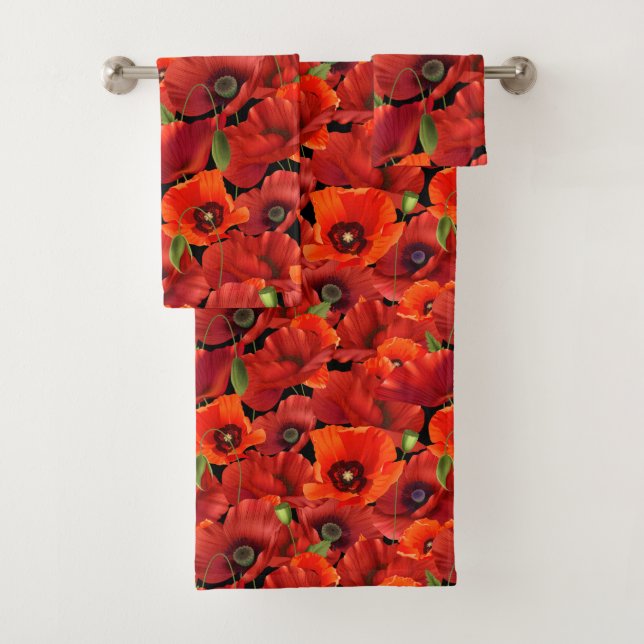 Mohn Badhandtuch Set (Insitu)