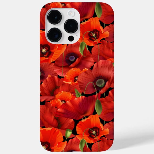 Mohn Case-Mate iPhone 14 Pro Max Hülle (Rückseite)