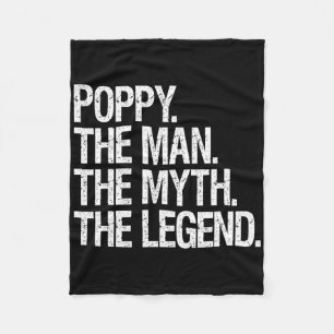 Mohn der Mann der Mythos der Legende lustige Väter Fleecedecke