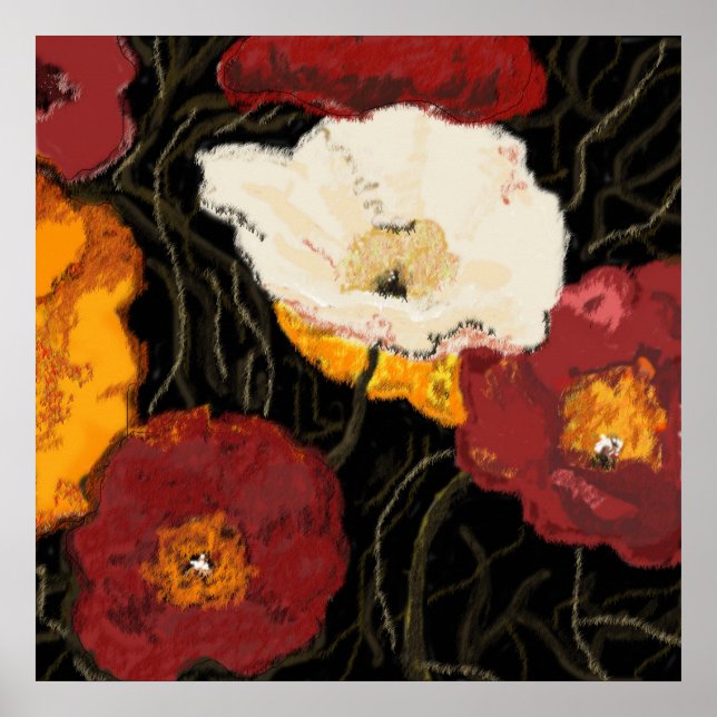 Mohn groß poster (Vorne)