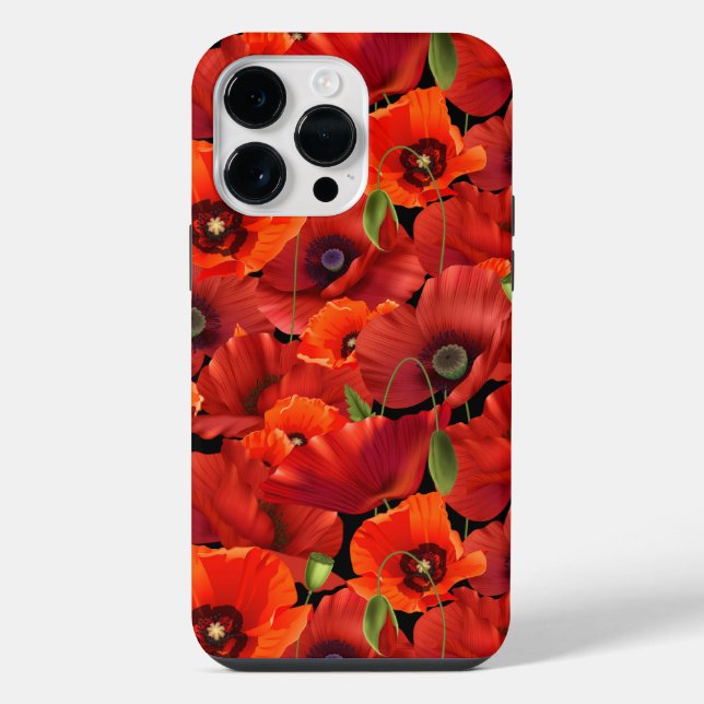 Mohn iPhone 14 Pro Max Hülle (Rückseite)