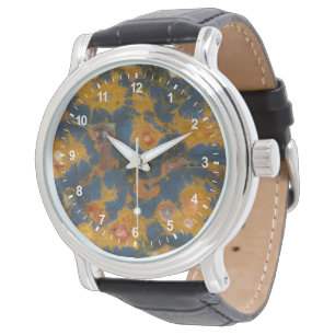 Mohn-Jasper Armbanduhr