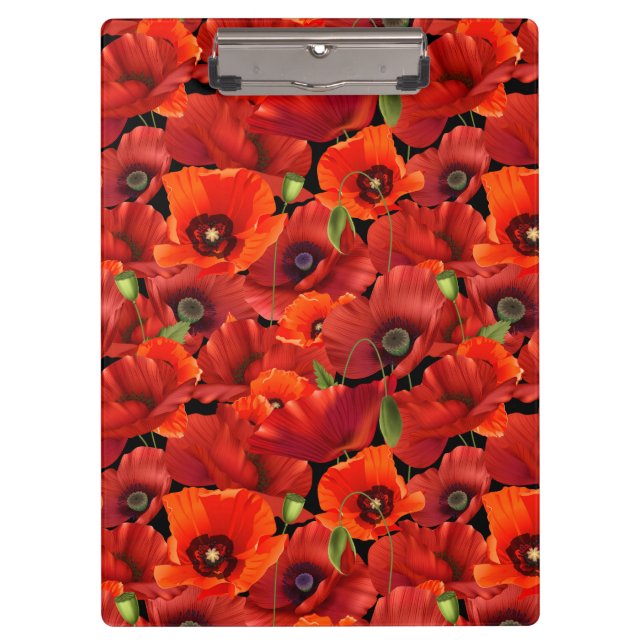 Mohn Klemmbrett (Vorderseite)