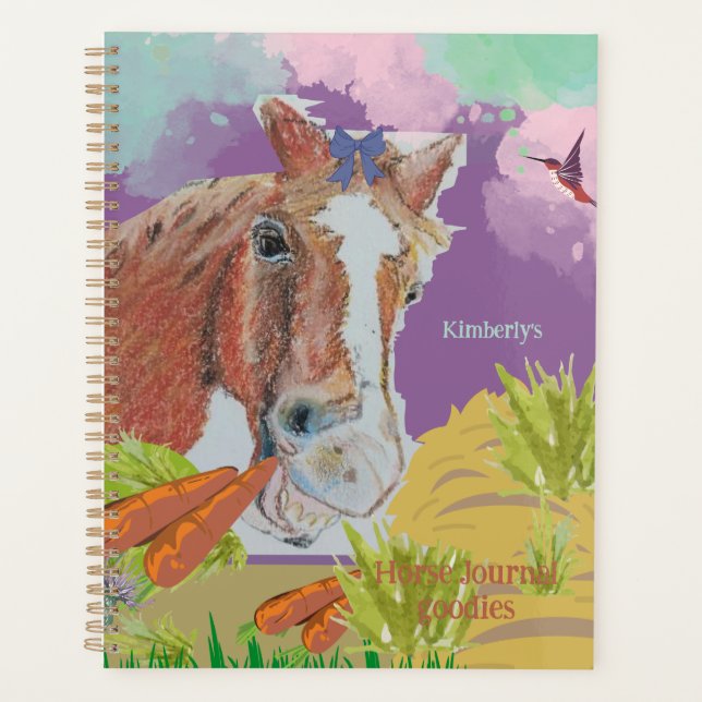 Mohn lächelt bunt, Pferd lächelt Planer (Vorderseite)