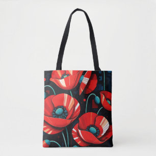 Mohn Papaver Blumen Tasche