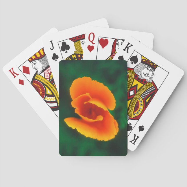 Mohn Spielkarten (Rückseite)