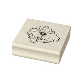 Mohnblume Blume für alle Ihre Frühjahrsprojekte Gummistempel