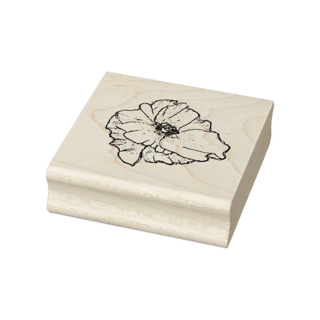 Mohnblume Blume für alle Ihre Frühjahrsprojekte Gummistempel (Stempel)