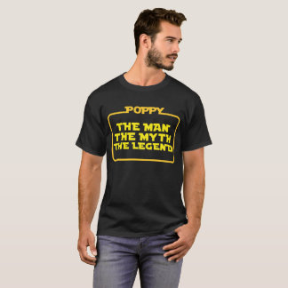 Mohnblume der Mann der Mythos die Legenden-Shirts T-Shirt