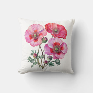 Mohnblume Kissen