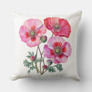 Mohnblume Kissen