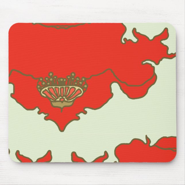 Mohnblume Mousepad (Vorne)