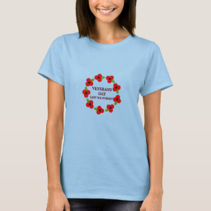 Mohnblume Wreath - T - Shirt