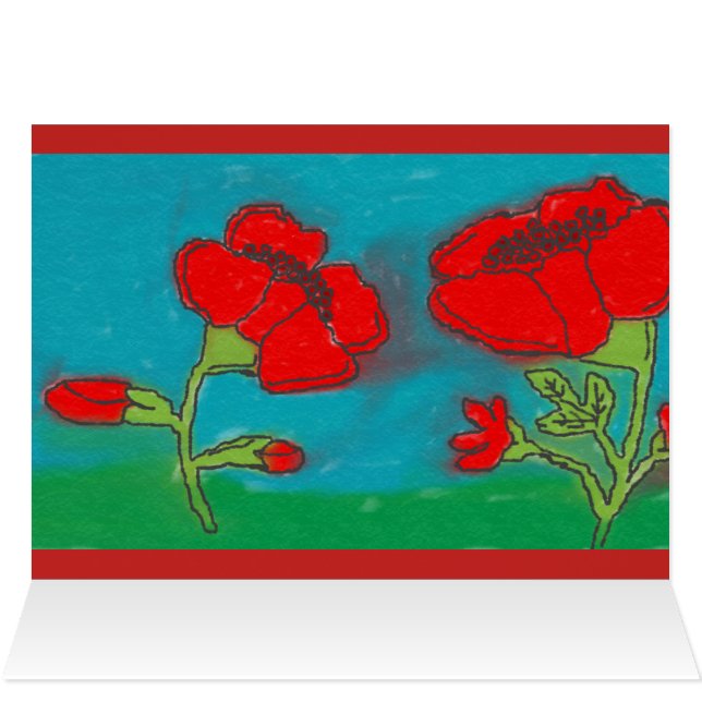 Mohnblumen (Innenansicht Horizontal (Oben))