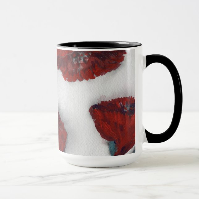 Mohnblumen 2 tasse (Rechts)
