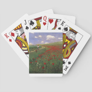 Mohnblumen auf dem Gebiet SZINYEI MERSE, Pál Spielkarten