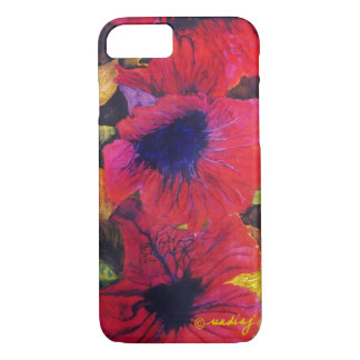 Mohnblumen-Blumen-Kunst-Fall Case-Mate iPhone Hülle