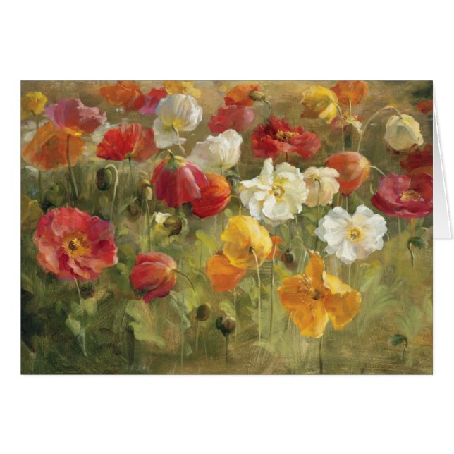 Mohnblumen-Feld (Vorderseite (Horizontal))