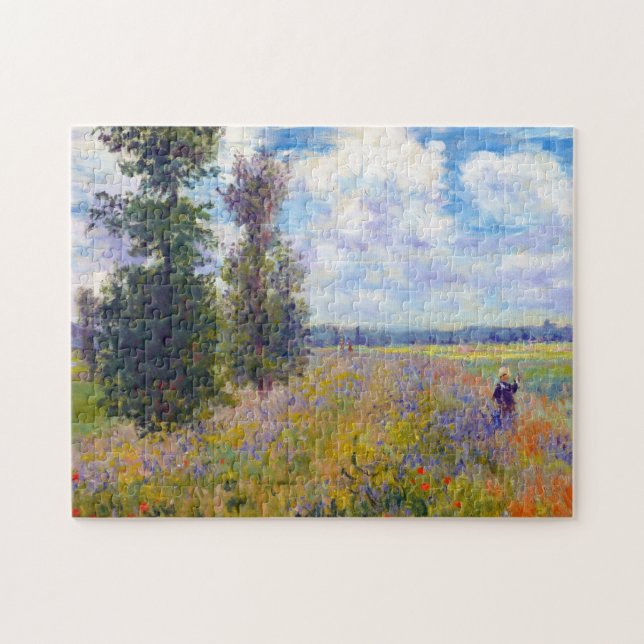 Mohnblumen-Feld, Argenteuil, Claude Monet 1875 (Horizontal)