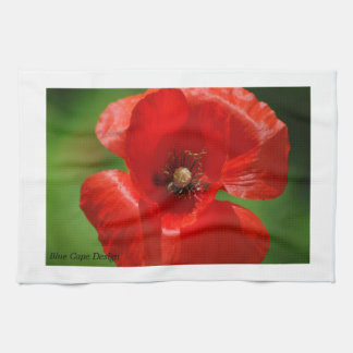 Mohnblumen-Geschirrtuch Handtuch