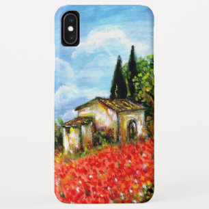 MOHNBLUMEN IN TUSCIEN / Landschaft mit Blumenfelde title_seo2