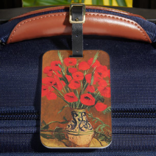 Mohnblumen, Kunst von Stefan Luchian, Gepäckanhänger