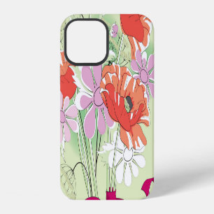 Mohnblumen mit Schleife: Gänseblümchenstrauß. iPhone 12 Hülle