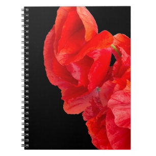 Mohnblumen Notizblock