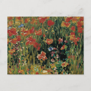 Mohnblumen Postkarte