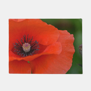 Mohnblumen-Tür-Matte Fußmatte