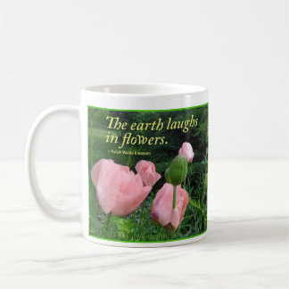 Mohnblumen u. Iris, ", welches die Erde in den Kaffeetasse