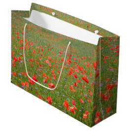 Mohnblumen und Cornflowers Große Geschenktüte