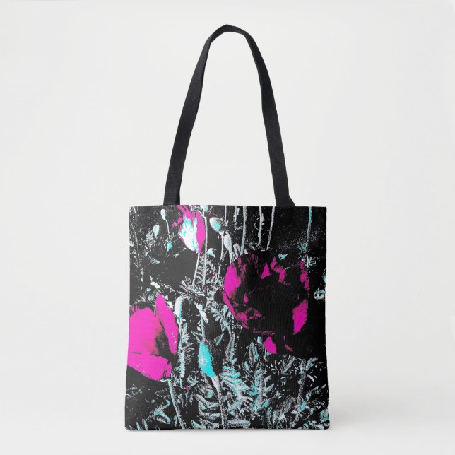 Mohnblumendunkelheits-Tasche Tasche (Vorderseite)