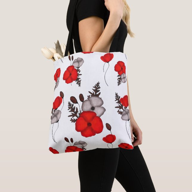 Mohnblumenmuster Tasche (Von Nahem)