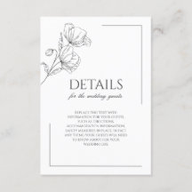 Mohnblütenhochzeit in Chic Blume