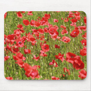 Mohnfeld - Atemberaubend! Mousepad
