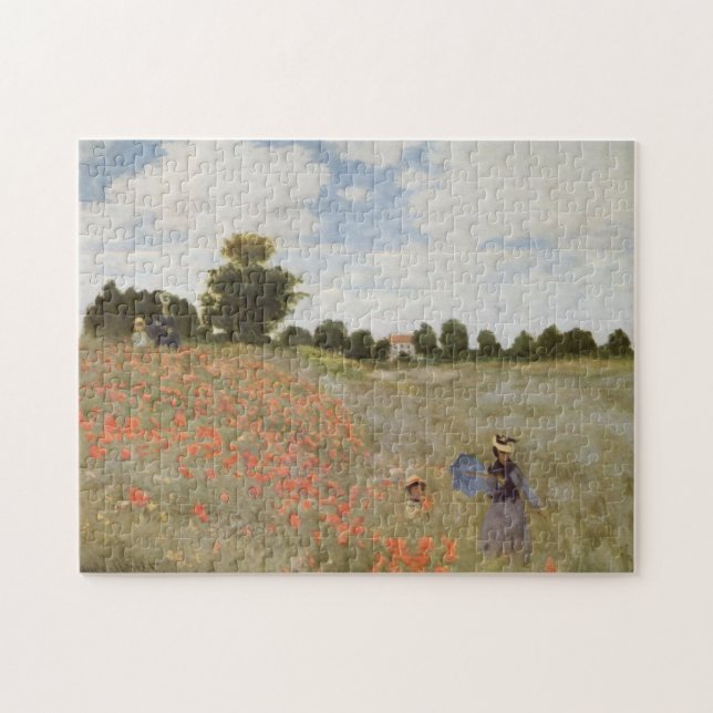 Mohnfeld Claude Monet (Horizontal)