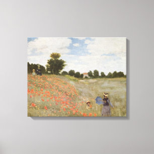 Mohnfeld Claude Monet Leinwanddruck