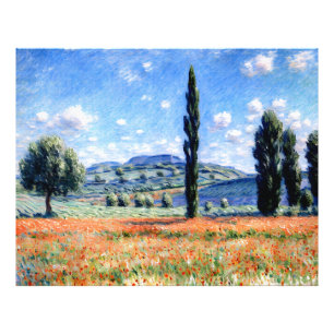 Mohnfeld, Giverny Fotodruck
