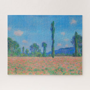 Mohnfeld, Giverny von Claude Monet Impressionismus