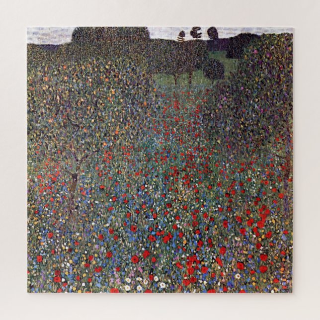 Mohnfeld, Gustav Klimt (Vertikal)